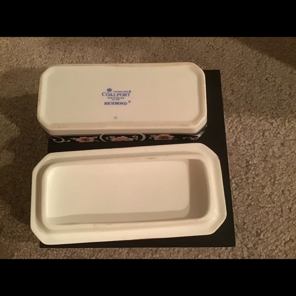 VTG COALPORT RICHMOND  OBLONG BOX WITH LID “RARE” - Picture 5 of 5